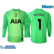 Tottenham Hotspur Guglielmo Vicario #1 Goalkeeper Replica Home Shirt 2025-26 Long Sleeve